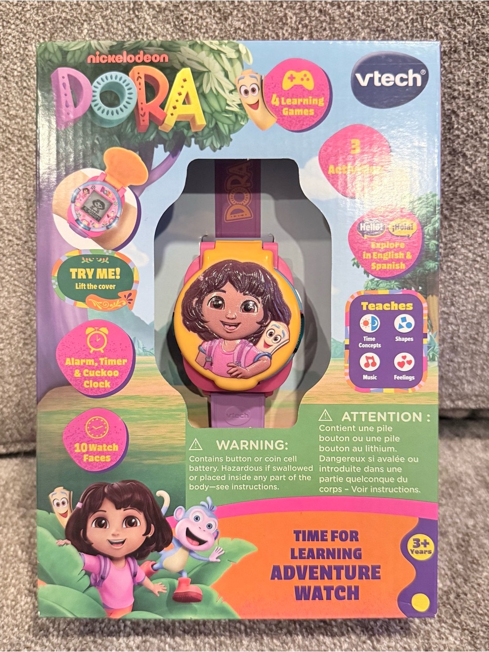 VTech Dora Time for Learning Adventure Watch New